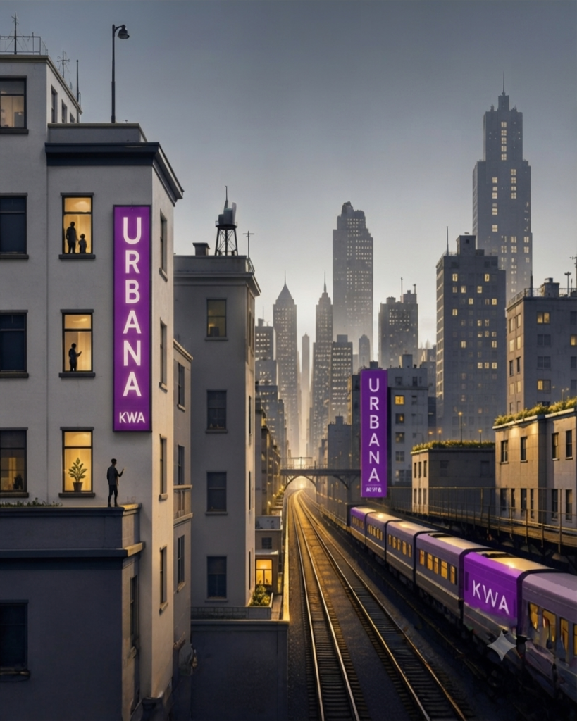 edificios en la ciudad - Urbana Kwa tu Escaparate Digita
