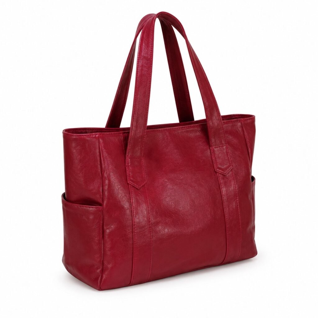 Cartera Vino Tinto Semicuero